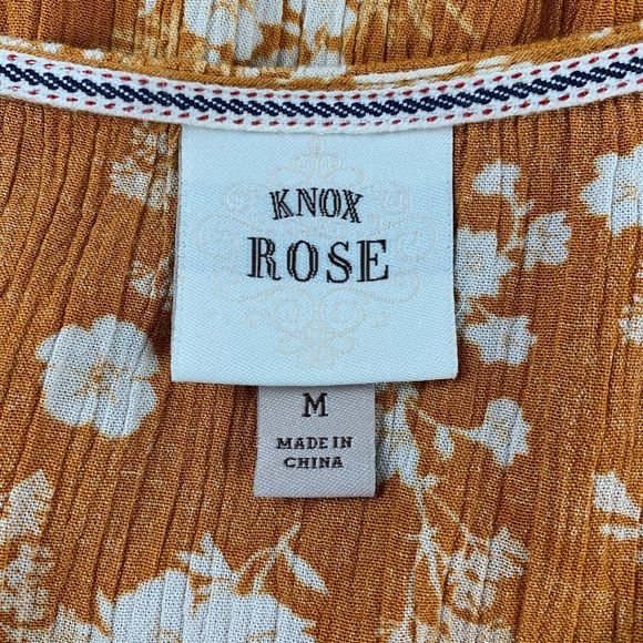 Knox Rose Floral Mini Dress in Mustard - Picture 9 of 11